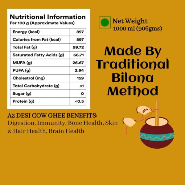 A2 Desi Cow Ghee 1 ltr - Image 9