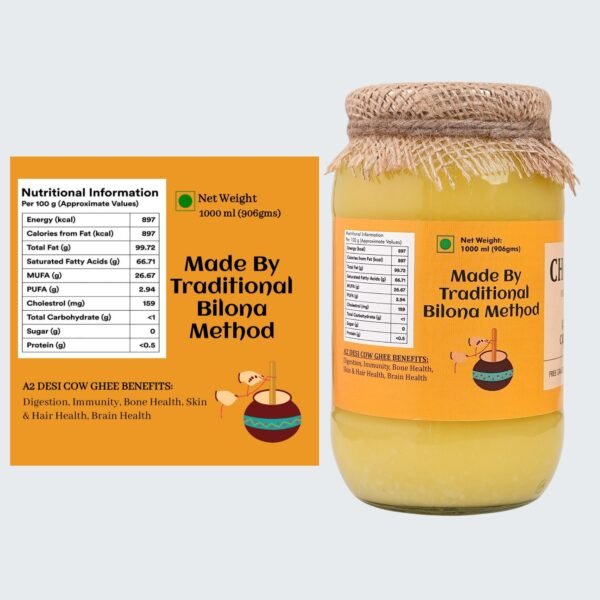A2 Desi Cow Ghee 1 ltr - Image 4